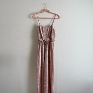 Forever 21 Silk Corduroy Jumpsuit